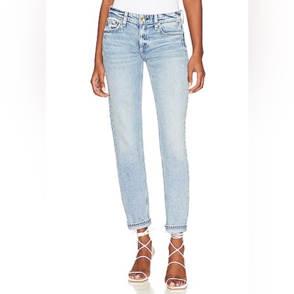 rag & bone Light Blue Straight Slim Jeans
